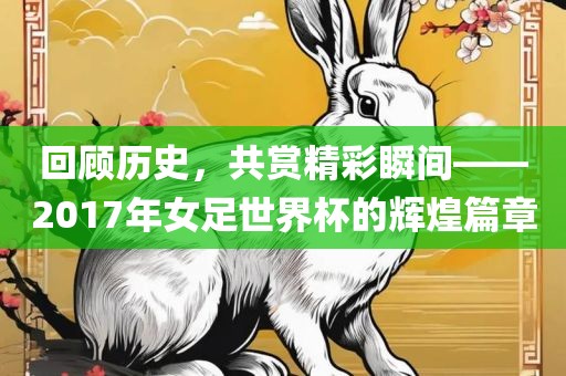 回顾历史，共赏精彩瞬间——2017年女足世界杯的辉煌篇章