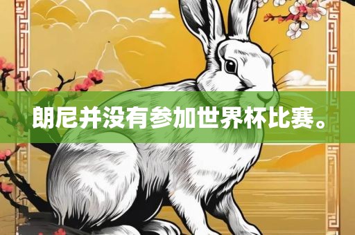 朗尼并没有参加世界杯比赛。