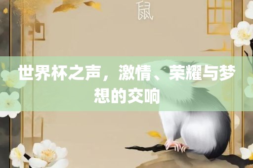 世界杯之声，激情、荣耀与梦想的交响