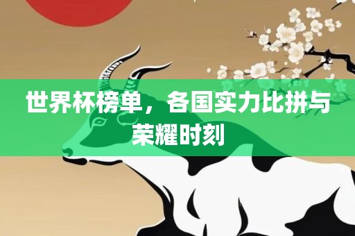 世界杯榜单，各国实力比拼与荣耀时刻漯河市盈旭机械设备有限公司