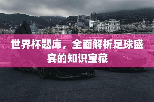 世界杯题库，全面解析足球盛宴的知识宝藏