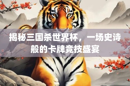 揭秘三国杀世界杯，一场史诗般的卡牌竞技盛宴