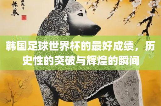 韩国足球世界杯的最好成绩，历史性的突破与辉煌的瞬间