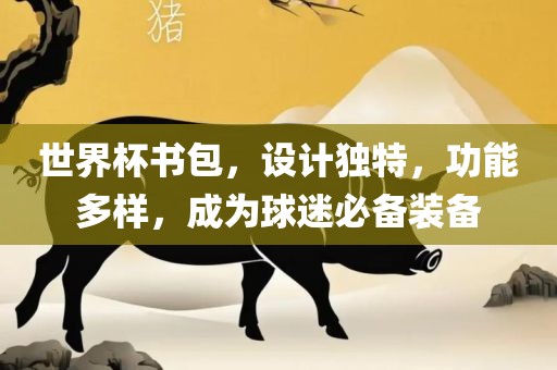 世界杯书包，设计独特，功能多样，成为球迷必备装备