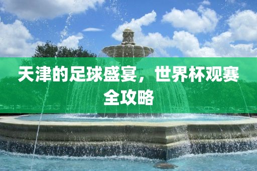 天津的足球盛宴，世界杯观赛全攻略