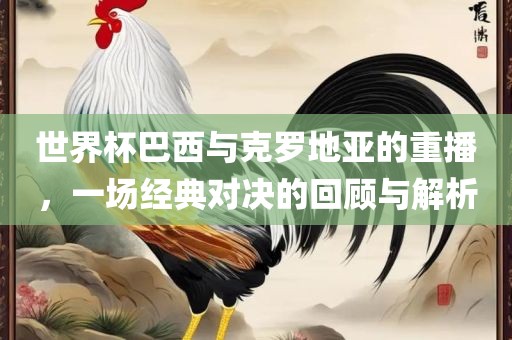 世界杯巴西与克罗地亚的重播，一场经典对决的回顾与解析