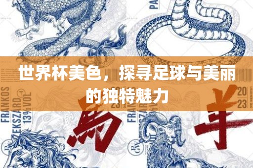 世界杯美色，探寻足球与美丽的独特魅力