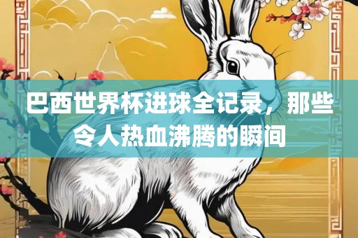 巴西世界杯进球全记录，那些令人热血沸腾的瞬间