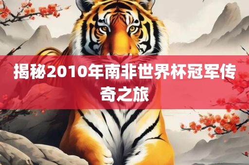 揭秘2010年南非世界杯冠军传奇之旅