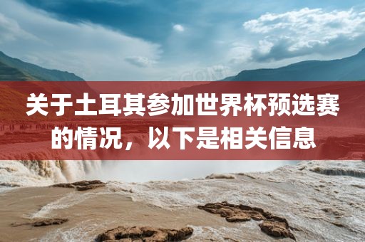 关于土耳其参加世界杯预选赛的情况，以下是相关信息