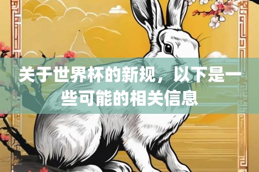 关于世界杯的新规，以下是一些可能的相关信息