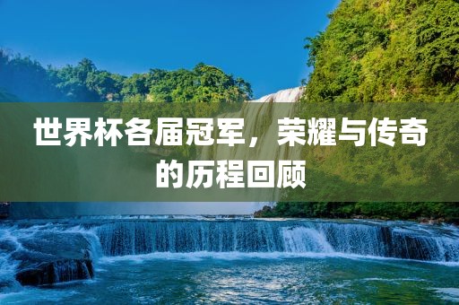 世界杯各届冠军，荣耀与传奇的历程回顾