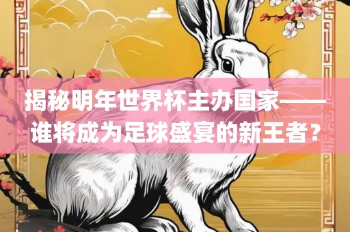 揭秘明年世界杯主办国家——谁将成为足球盛宴的新王者？