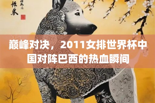 巅峰对决，2011女排世界杯中国对阵巴西的热血瞬间