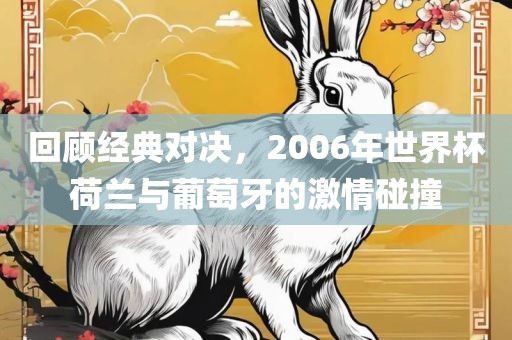 回顾经典对决，2006年世界杯荷兰与葡萄牙的激情碰撞