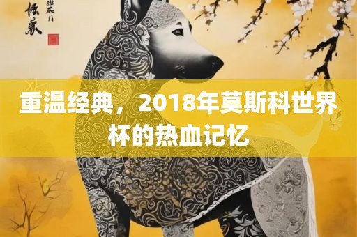 重温经典，2018年莫斯科世界杯的热血记忆
