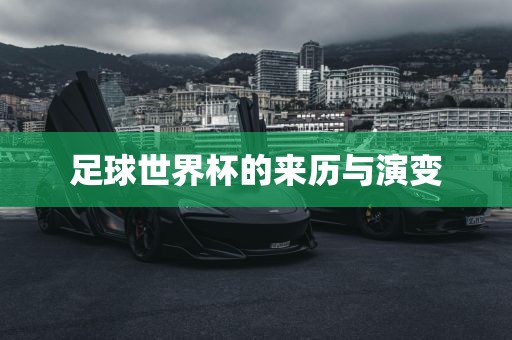 足球世界杯的来历与演变