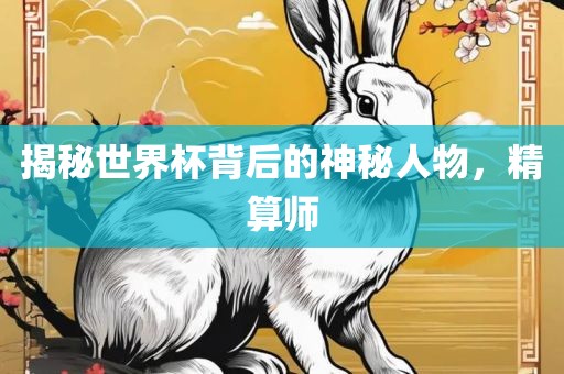 揭秘世界杯背后的神秘人物，精算师