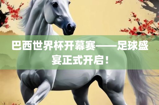 巴西世界杯开幕赛——足球盛宴正式开启！漯河市盈旭机械设备有限公司
