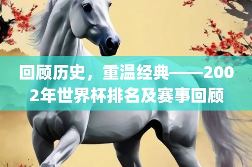 回顾历史，重温经典——2002年世界杯排名及赛事回顾漯河市盈旭机械设备有限公司
