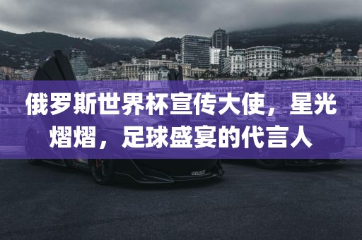俄罗斯世界杯宣传大使，星光熠熠，足球盛宴的代言人