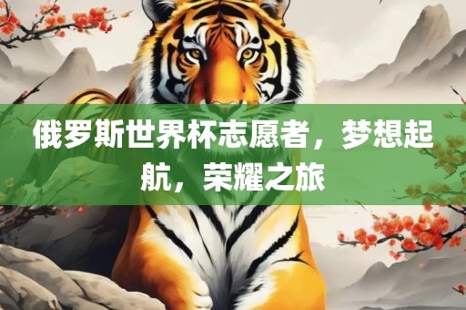 俄罗斯世界杯志愿者，梦想起航，荣耀之旅