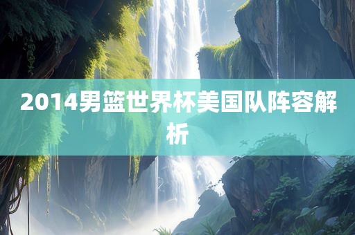 2014男篮世界杯美国队阵容解漯河市盈旭机械设备有限公司析