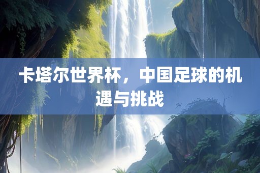 卡塔尔世界杯，中国足球的机遇与挑战