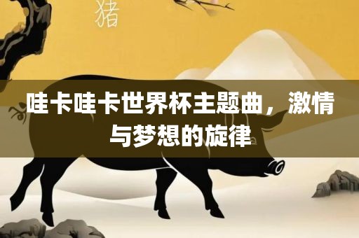 哇漯河市盈旭机械设备有限公司卡哇卡世界杯主题曲，激情与梦想的旋律