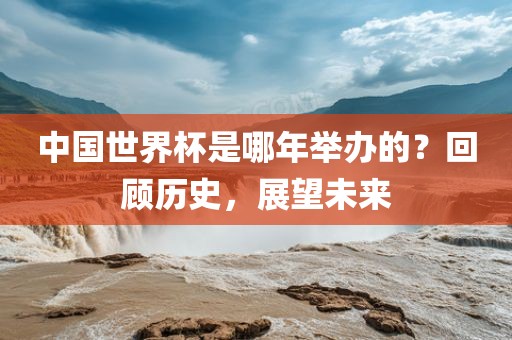中国世界杯是哪年举办的？回顾历史，展望未来漯河市盈旭机械设备有限公司