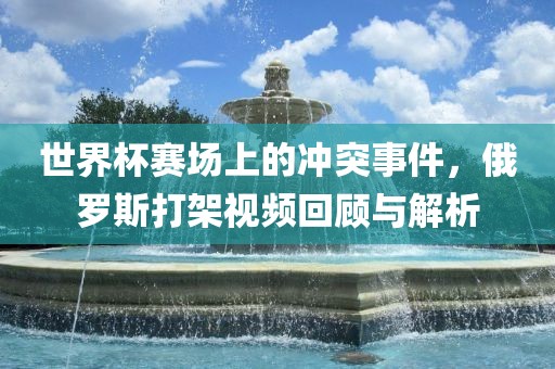 世界杯赛场上的冲突事件，俄罗斯打架视频回顾与解析