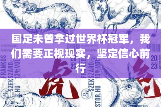 国足未曾拿过世界杯冠军，我们需要正视现实，坚定信心前行
