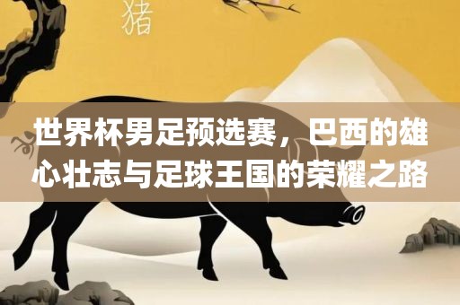 世界杯男足预选赛，巴西的雄心壮志与足球王国的荣耀之路