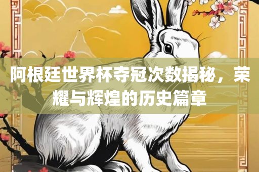 阿根廷世界杯夺冠次数揭秘，荣耀与辉煌的历史篇章