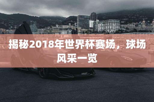 揭秘2018年世界杯赛场，球场风采一漯河市盈旭机械设备有限公司览