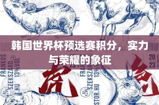 韩国世界杯预选赛积分，实力与荣耀的象征