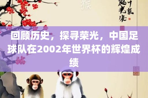 回顾历史，探寻荣光，中国足球队在2002年世界杯的辉煌成绩