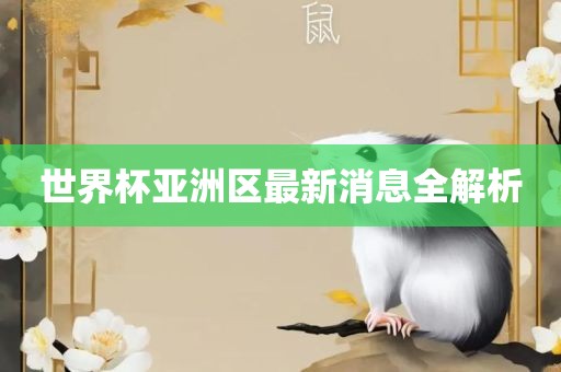 世界杯亚洲区最新消息全解析