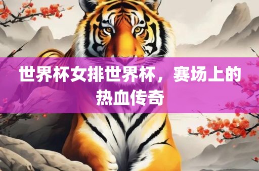 世界杯女排世界杯，赛场上的热血传奇