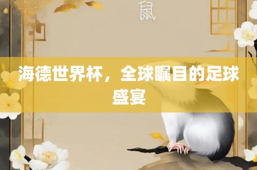 海德世界杯，全球瞩目的足球盛宴