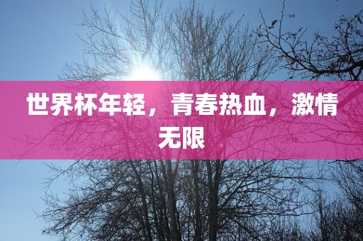 世界杯年轻，青春热血，激情无限漯河市盈旭机械设备有限公司