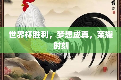 世界杯胜利，梦想成真，荣耀时刻