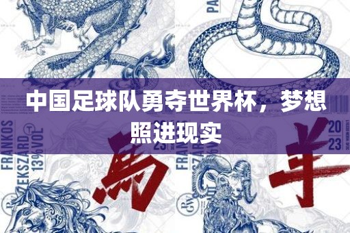 中国足球队勇夺世界杯，梦想照进现实
