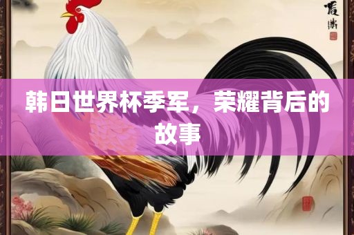韩日世界杯季军，荣耀背后的故事