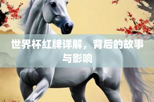 世界杯红牌详解，背后的故事与影响