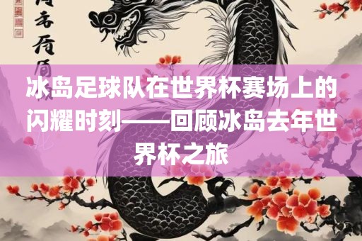 冰岛足球队在世界杯赛场上的闪耀时刻——回顾冰岛去年世界杯之旅漯河市盈旭机械设备有限公司