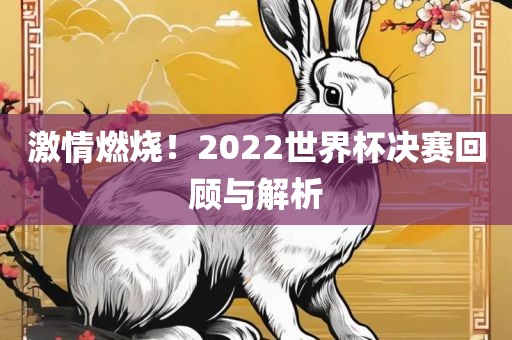 激情燃烧！2022世界杯决赛回顾与解析漯河市盈旭机械设备有限公司