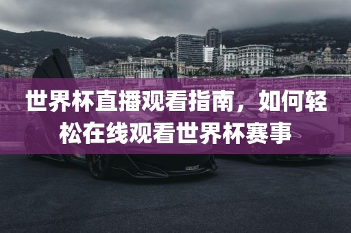 世界杯直播观看指南，如何轻松在线观看世界杯赛事漯河市盈旭机械设备有限公司