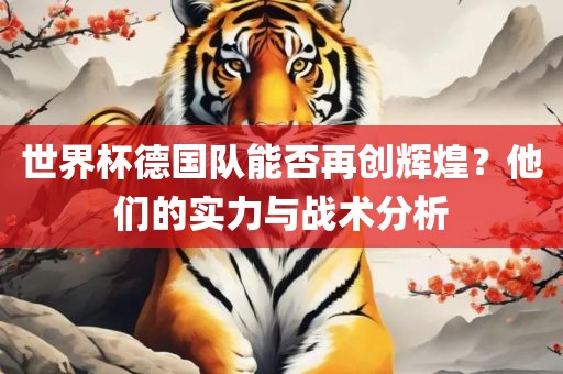世界杯德国队能否再创辉煌？他们的实力与战术分析