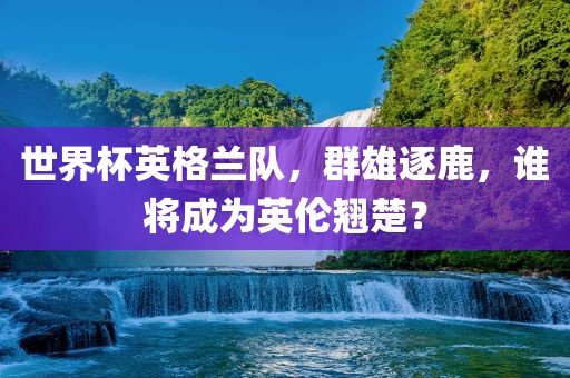 世界杯英格兰队，群雄逐鹿，谁将成为英伦翘楚？